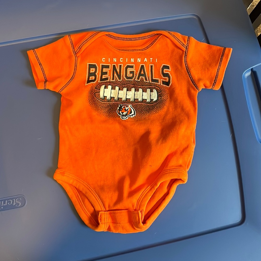 6-9 month Cincinnati Bengals onesie